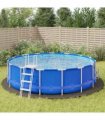 vidaXL Pool Ground Cloth Light Grey Ø550 cm Polyester Geotextile — Size: Ø 550 cm — V0672037953
