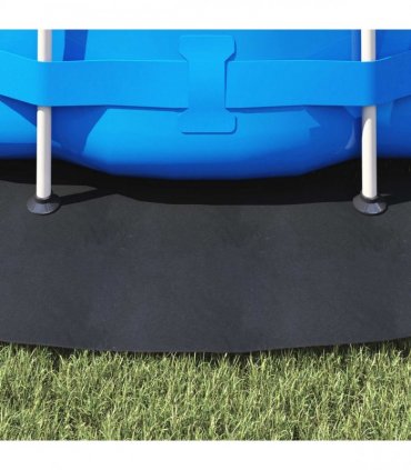 vidaXL Pool Ground Sheet Folding Black Ø 366 cm Non-woven Fabric