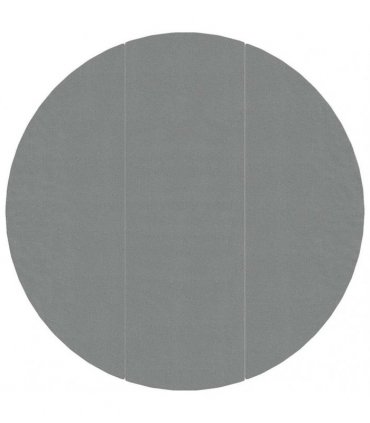 vidaXL Pool Ground Cloth Light Grey Ø396 cm Polyester Geotextile — Size: Ø 396 cm