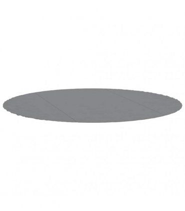 vidaXL Pool Ground Cloth Light Grey Ø366 cm Polyester Geotextile — Size: Ø 366 cm — V0672037962