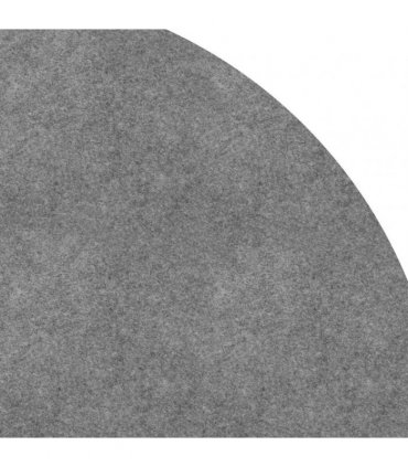 vidaXL Pool Ground Cloth Light Grey Ø500 cm Polyester Geotextile — Size: Ø 500 cm