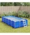 vidaXL Pool Ground Cloth Light Grey 500x250 cm Polyester Geotextile — Size: 500 x 250 cm
