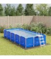 vidaXL Pool Ground Cloth Light Grey 640x321 cm Polyester Geotextile — Size: 640 x 321 cm