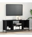 vidaXL TV Cabinet Black Oak 102 x 35 x 45 cm Engineered Wood — V0672038059