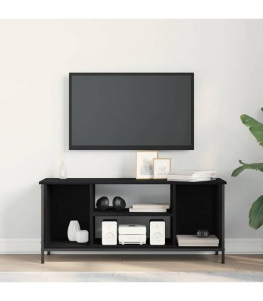 vidaXL TV Cabinet Black Oak 102 x 35 x 45 cm Engineered Wood — V0672038059