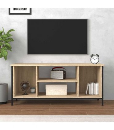 vidaXL TV Cabinet Sonoma Oak 102x35x45 cm Engineered Wood — V0672038060