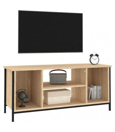 vidaXL TV Cabinet Sonoma Oak 102x35x45 cm Engineered Wood — V0672038060