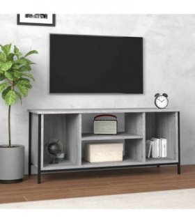 vidaXL TV Cabinet Grey Sonoma 102x35x45 cm Engineered Wood