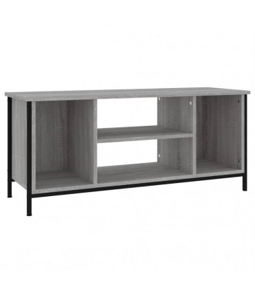 vidaXL TV Cabinet Grey Sonoma 102x35x45 cm Engineered Wood