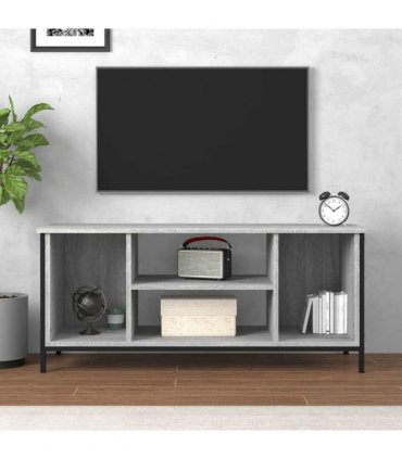 vidaXL TV Cabinet Grey Sonoma 102x35x45 cm Engineered Wood