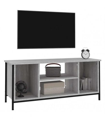 vidaXL TV Cabinet Grey Sonoma 102x35x45 cm Engineered Wood