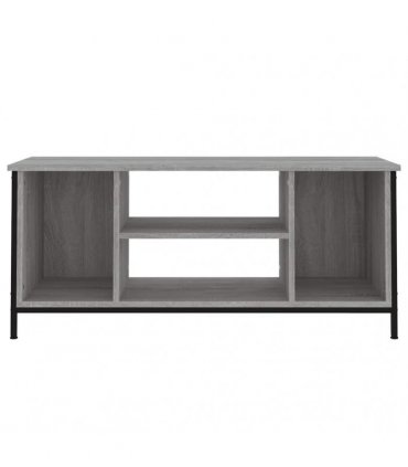 vidaXL TV Cabinet Grey Sonoma 102x35x45 cm Engineered Wood
