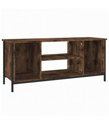 vidaXL TV Cabinet Smoked Oak 102x35x45 cm Engineered Wood — V0672038063