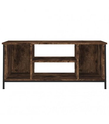 vidaXL TV Cabinet Smoked Oak 102x35x45 cm Engineered Wood — V0672038063