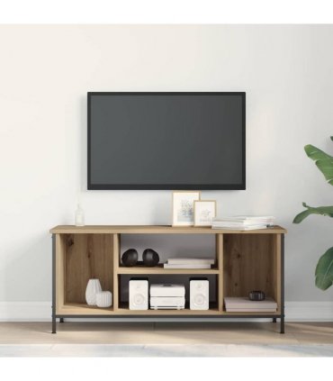 vidaXL TV Cabinet Artisan Oak 102 x 35 x 45 cm Engineered Wood — V0672038064