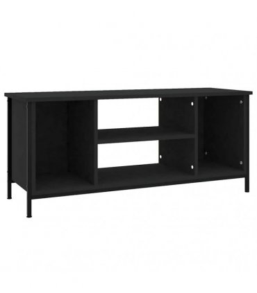 vidaXL TV Cabinet Black 102x35x45 cm Engineered Wood