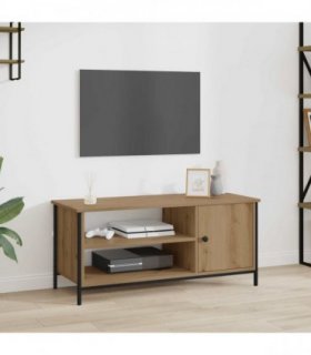 vidaXL TV Cabinet Artisan Oak 100 x 40 x 45 cm Engineered Wood