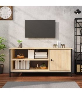 vidaXL TV Cabinet Sonoma Oak 100x40x45 cm Engineered Wood
