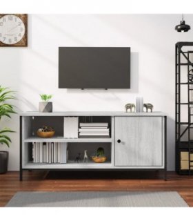 vidaXL TV Cabinet Grey Sonoma 100x40x45 cm Engineered Wood