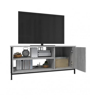 vidaXL TV Cabinet Grey Sonoma 100x40x45 cm Engineered Wood