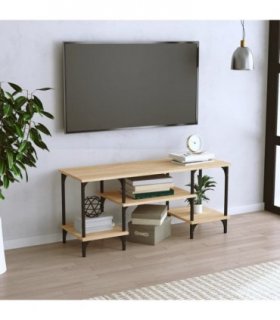 vidaXL TV Cabinet Sonoma Oak 102x35x45.5 cm Engineered Wood