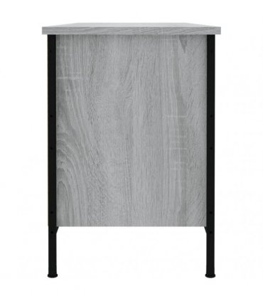 vidaXL Shoe Cabinet Grey Sonoma 100x35x50 cm Engineered Wood — Size: 100 x 35 x 50 cm