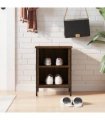vidaXL Shoe Cabinet Brown Oak 38x35x50 cm Engineered Wood — Size: 38 x 35 x 50 cm