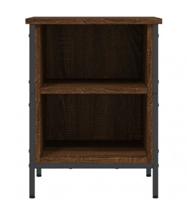 vidaXL Shoe Cabinet Brown Oak 38x35x50 cm Engineered Wood — Size: 38 x 35 x 50 cm