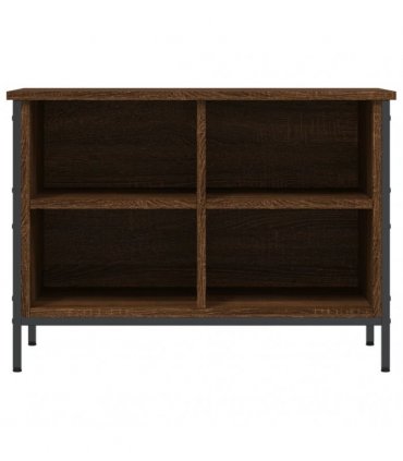 vidaXL Shoe Cabinet Brown Oak 69x35x50 cm Engineered Wood — Size: 69 x 35 x 50 cm