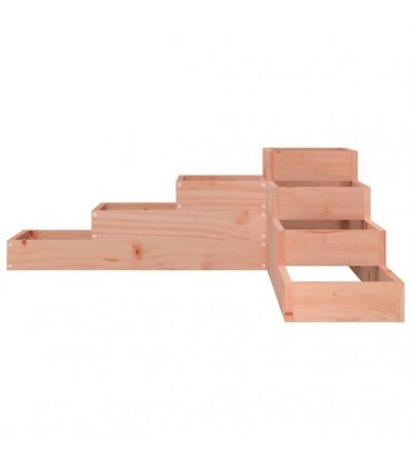 vidaXL Garden Planter 4-Tier 106x104.5x36 cm Solid Wood Douglas — Colour: natural douglas, Size: 106 x 104.5 x 36 cm
