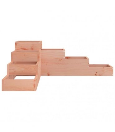 vidaXL Garden Planter 4-Tier 106x104.5x36 cm Solid Wood Douglas — Colour: natural douglas, Size: 106 x 104.5 x 36 cm