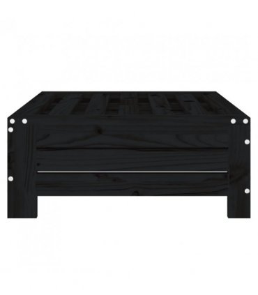vidaXL Parasol Base Cover Black Solid Wood Pine