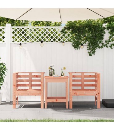 vidaXL Garden Chairs 2 pcs 61.5x53x71 cm Solid Wood Douglas — Colour: natural douglas