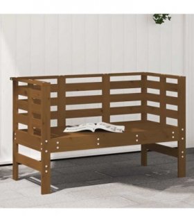 vidaXL Garden Bench | Honey brown | Solid pine wood | Standard | Tough — Colour: honey brown pine