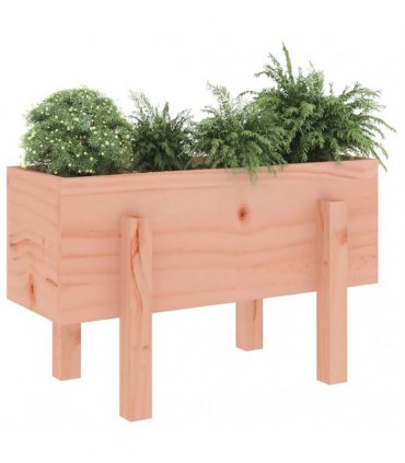 vidaXL Garden Planter 62x30x38 cm Solid Wood Douglas — Colour: natural douglas, Size: 62 x 30 x 38 cm