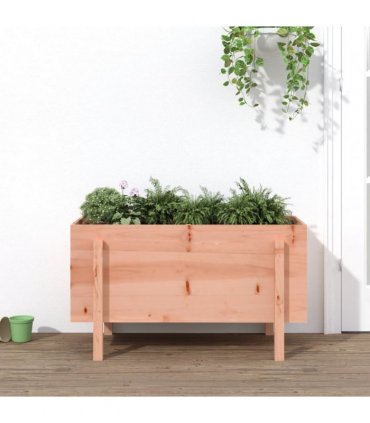 vidaXL Garden Raised Bed 101x50x57 cm Solid Wood Douglas — Colour: natural douglas, Size: 101 x 50 x 57 cm
