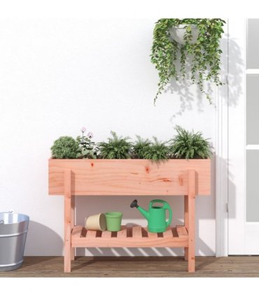 vidaXL Garden Raised Bed 101x30x69 cm Solid Wood Douglas — Colour: natural douglas, Size: 101 x 30 x 69 cm
