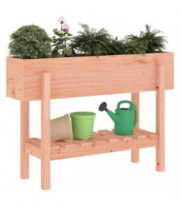 vidaXL Garden Raised Bed 101x30x69 cm Solid Wood Douglas — Colour: natural douglas, Size: 101 x 30 x 69 cm