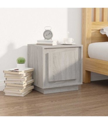 vidaXL Bedside Cabinets 2 pcs Grey Sonoma 44x35x45 cm Engineered Wood