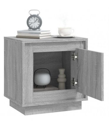vidaXL Bedside Cabinets 2 pcs Grey Sonoma 44x35x45 cm Engineered Wood
