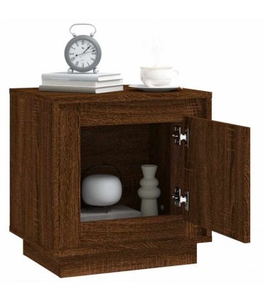 vidaXL Bedside Cabinets 2 pcs Brown Oak 44x35x45 cm Engineered Wood