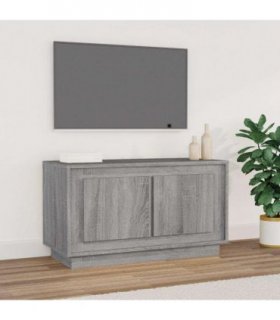 vidaXL TV Cabinet Grey Sonoma 80x35x45 cm Engineered Wood