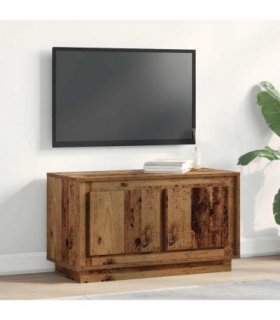 vidaXL TV Cabinet Old wood 80 x 35 x 45 cm Engineered wood