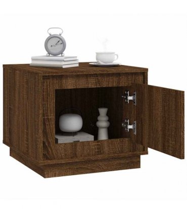 vidaXL Coffee Table Brown Oak 51x50x44 cm Engineered Wood
