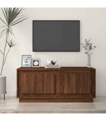 vidaXL Coffee Table Brown Oak 102x50x44 cm Engineered Wood