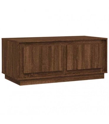 vidaXL Coffee Table Brown Oak 102x50x44 cm Engineered Wood