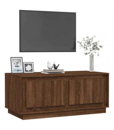 vidaXL Coffee Table Brown Oak 102x50x44 cm Engineered Wood