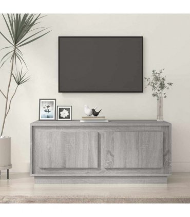 vidaXL Coffee Table Grey Sonoma 102x50x44 cm Engineered Wood