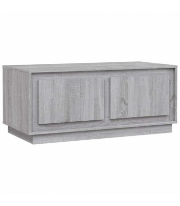 vidaXL Coffee Table Grey Sonoma 102x50x44 cm Engineered Wood