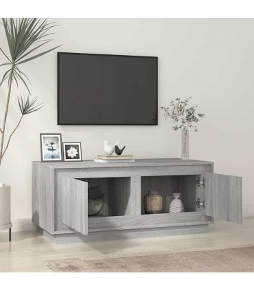 vidaXL Coffee Table Grey Sonoma 102x50x44 cm Engineered Wood